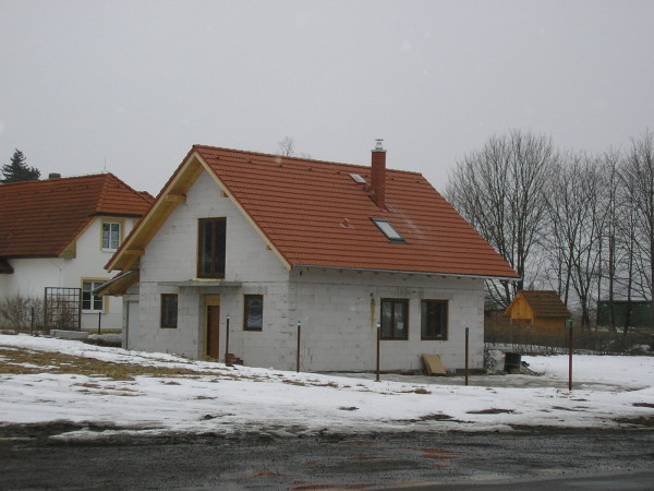 Výstavba rodinného domu v Městečku 2006