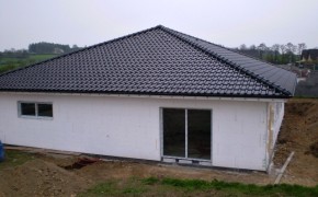 Stavba střechy rodinného domu v Dobříčkově