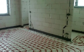 Instalace vytápěné podlahy