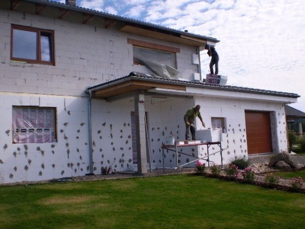 Zateplení rodinného domu v Dobříčkově